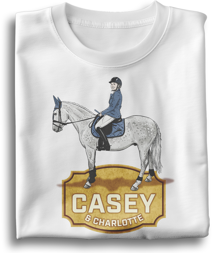 LADIES (UK 8-20) - personalised t-shirt