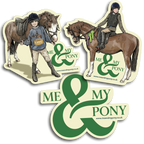ME & MY PONY FREE STICKERS