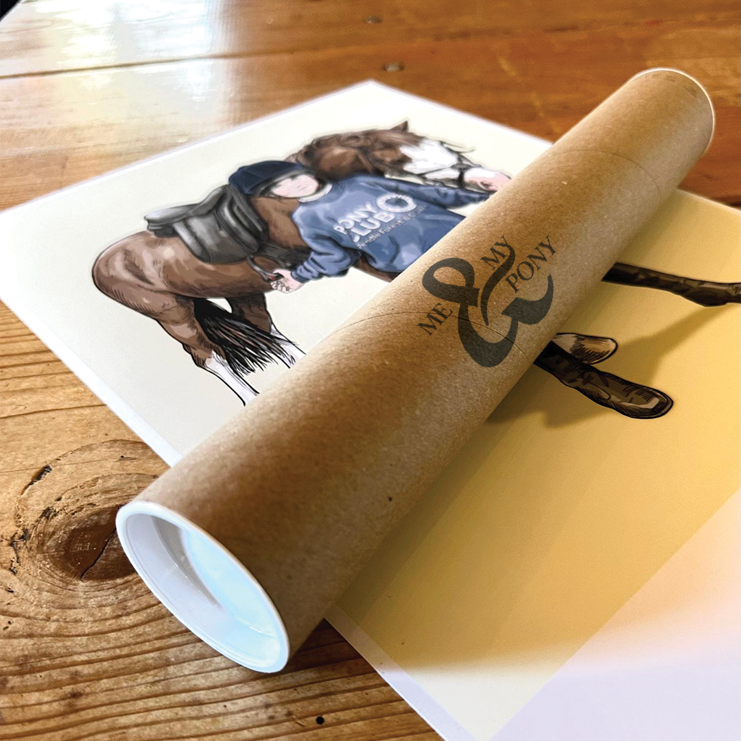 Me & My Pony Personalised Art print
